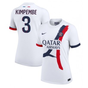 Paris Saint-Germain Presnel Kimpembe #3 Replika Udebanetrøje Dame 2024-25 Kortærmet